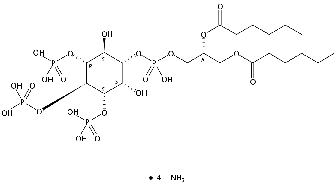 1,2-dihexanoyl-sn-glycero-3-phospho-(1'-myo-inositol-3',4',5'-trisphosphate) (ammonium salt)