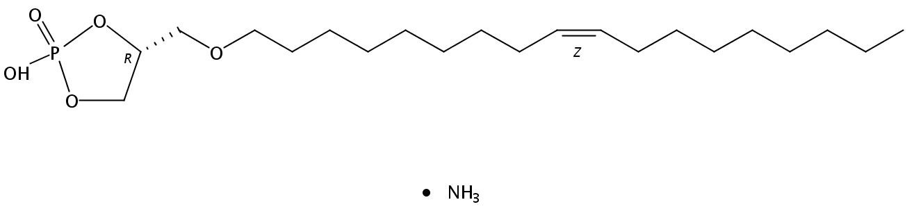 1-O-(9Z-octadecenyl)-sn-glycero-2,3-cyclic-phosphate (ammonium salt)