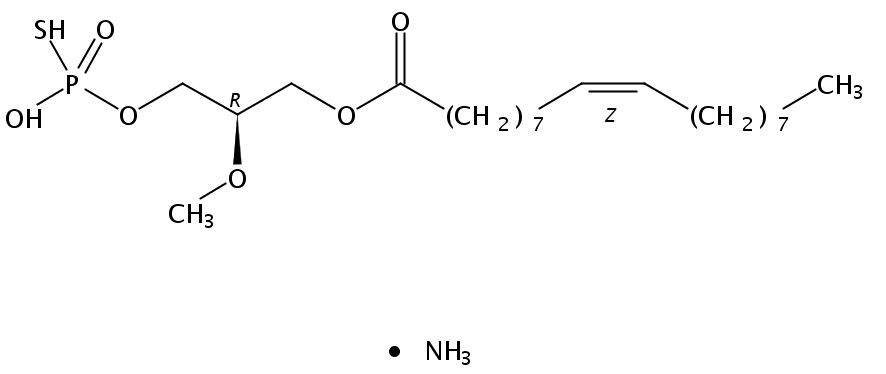 1-oleoyl-2-methyl-sn-glycero-3-phosphothionate (ammonium salt)