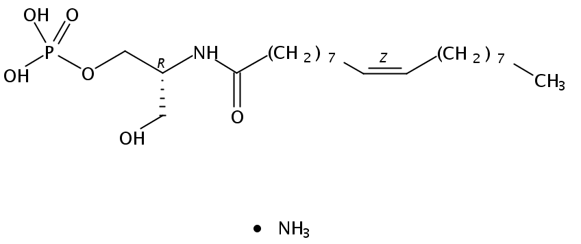 N-{(1R)-2-hydroxy-1-[(phosphonooxy)methyl]ethyl}(9Z)octadec-9-enamide (ammonium salt)