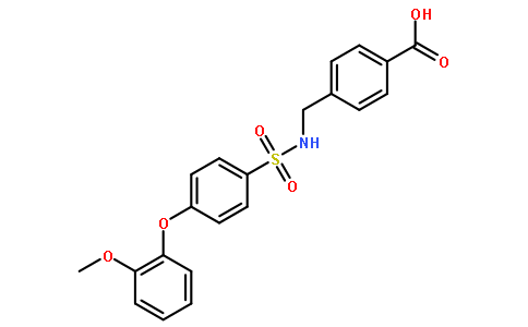 4-[({[4-(2-Methoxyphenoxy)phenyl]sulfonyl}amino)methyl]benzoic ac id