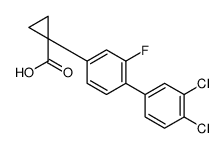1-[4-(3,4-dichlorophenyl)-3-fluorophenyl]cyclopropane-1-carboxylic acid