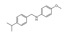 Benzenemethanamine, N-(4-methoxyphenyl)-4-(1-methylethyl)