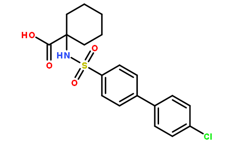 1-{[(4'-Chloro-4-biphenylyl)sulfonyl]amino}cyclohexanecarboxylic acid