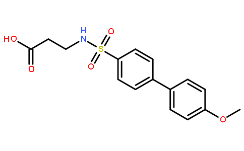 N-[(4'-Methoxy-4-biphenylyl)sulfonyl]-β-alanine
