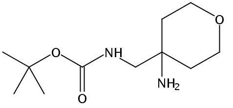 氨甲酸,[(4-氨基四氢-2H-吡喃-4-基)甲基]-,1,1-二甲基乙基酯 (9CI)
