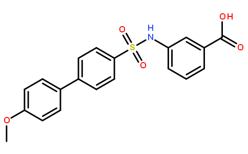3-[4-(4-甲氧基苯基)苯基磺酰胺基]苯甲酸