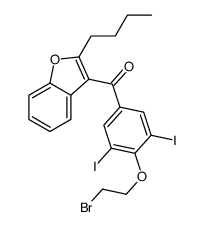 [4-(2-bromoethoxy)-3,5-diiodophenyl]-(2-butyl-1-benzofuran-3-yl)methanone