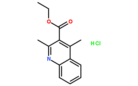 2,4-二甲基喹啉-3-羧酸乙酯盐酸盐