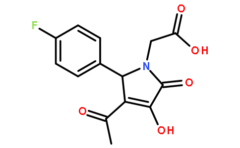 [3-乙酰基-2-(4-氟-苯基)-4-羟基-5-氧代-2,5-二氢-吡咯-1-基]-乙酸