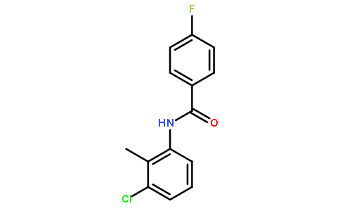 N-(3-氯-2-甲基苯基)-4-氟-苯甲酰胺