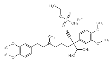 溴化[4-氰基-4-(3,4-二甲氧苯基)-5-甲基-己基]-[2-(3,4-二甲氧苯基)乙基]-甲基-(2-甲磺酰硫烷基乙基)铵