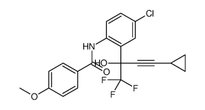 N-[4-chloro-2-[(2S)-4-cyclopropyl-1,1,1-trifluoro-2-hydroxybut-3-yn-2-yl]phenyl]-4-methoxybenzamide