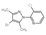 2-(4-Bromo-3,5-dimethyl-1H-pyrazol-1-yl)-3-chloropyridine