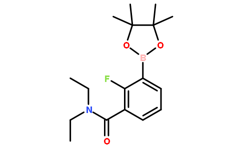 3-(二乙基氨基甲酰)-2-氟苯硼酸频那醇酯