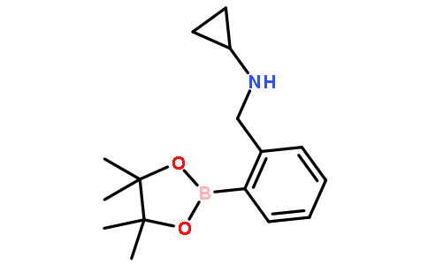 2-(N-环丙基氨基甲基)苯硼酸频那醇酯