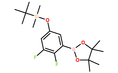 5-(t-丁基二甲基甲硅烷基氧基)-2,3-二氟苯硼酸频那醇酯