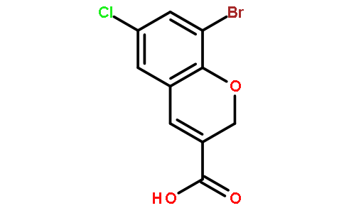 8-溴-6-氯-2H-色烯-3-羧酸