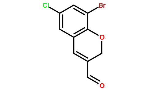 8-溴-6-氯-2H-色烯-3-甲醛