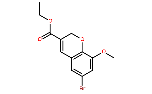 6-溴-8-甲氧基-2H-色烯-3-羧酸乙基酯