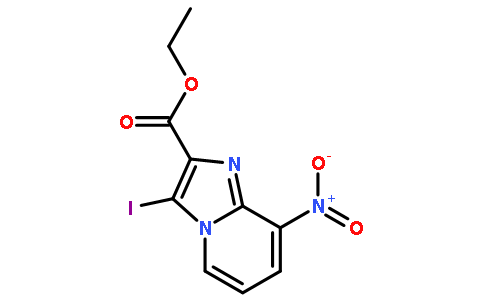 3-碘-8-硝基-咪唑并[1,2-a]吡啶-2-羧酸乙酯