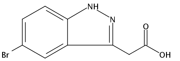 (5-溴-1H-吲唑-3-基)-乙酸
