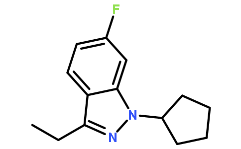 1-环戊基-3-乙基-6-氟-1H-吲唑