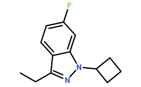 1-环丁基-3-乙基-6-氟-1H-吲唑