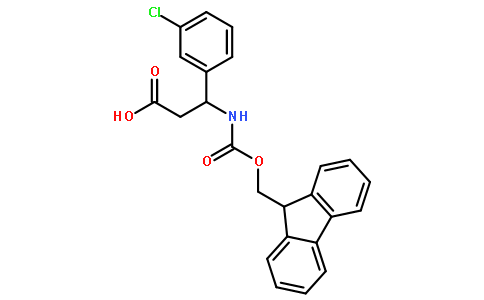 FMOC-(R)-3-氨基-3-(3-氯苯基)-丙酸