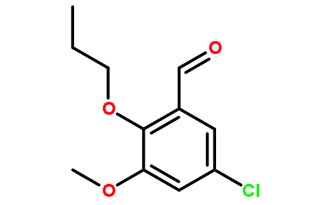 5-氯-3-甲氧基-2-丙氧基苯甲醛