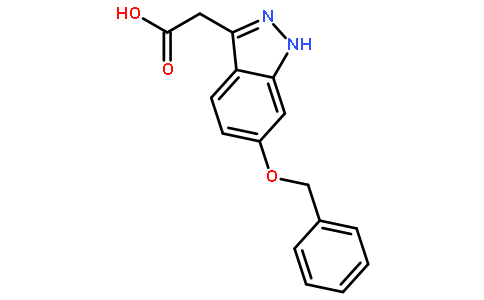 1H-吲唑-3-乙酸,6-(苯基甲氧基)-