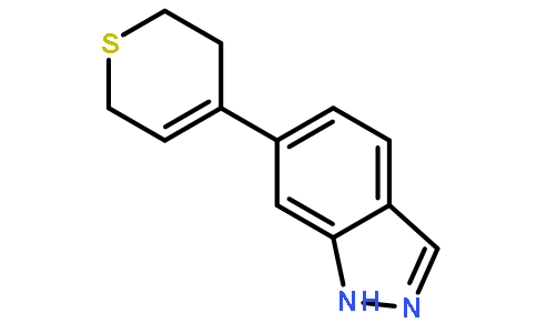 6-(3,6-二氢-2H-硫代吡喃-4-基)-1H-吲唑