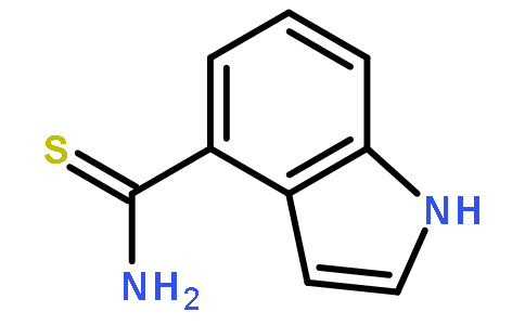 1H-吲哚-4-硫代羧酸酰胺