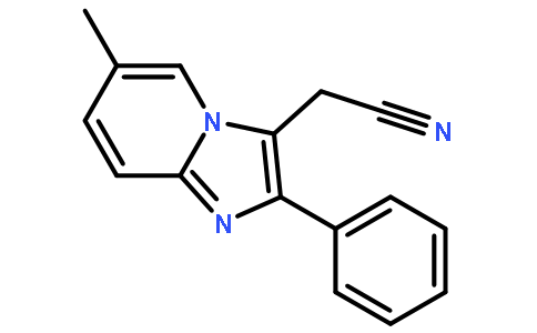 咪唑并[1,2-a]吡啶-3-乙酰腈,6-甲基-2-苯基-