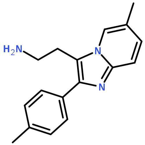 2-(6-甲基-2-对甲苯-咪唑并[1,2-a]吡啶-3-基)-乙胺