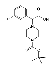 2-(4-Boc-哌嗪)-2-(3-氟苯基)乙酸
