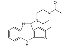 Ethanone, 1-[4-(2-methyl-10H-thieno[2,3-b][1,5]benzodiazepin-4-yl)-1-piperazinyl]