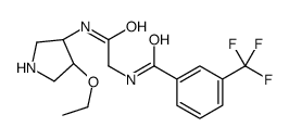N-(2-{[(3S,4S)-4-Ethoxy-3-pyrrolidinyl]amino}-2-oxoethyl)-3-(trif luoromethyl)benzamide