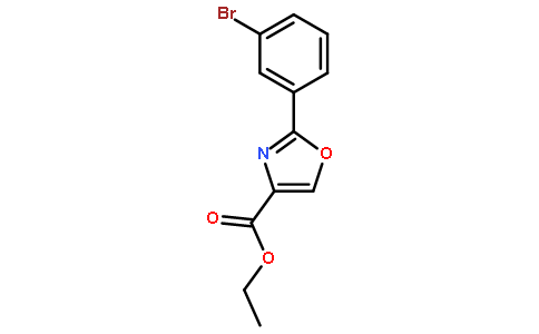 2-(3-溴苯基)-噁唑-4-羧酸乙酯