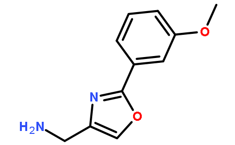 2-(3-甲氧基苯基)-噁唑-4-甲胺