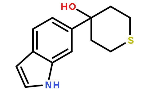 4-(1H-6-吲哚)-四氢-2H-吡喃-4-醇