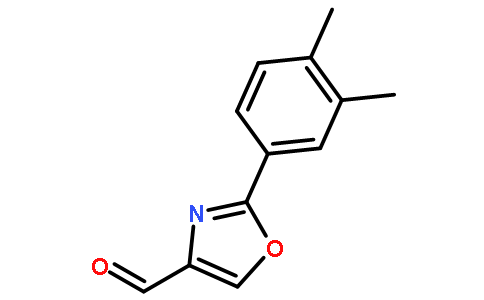 2-(3,4-二甲基苯基)-噁唑-4-甲醛