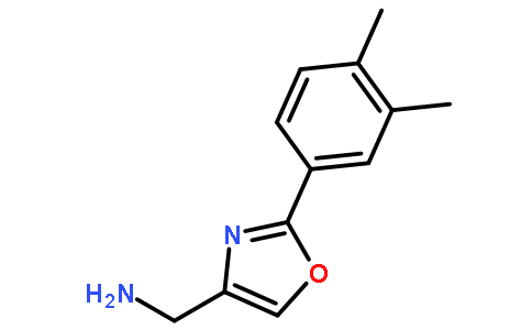 2-(3,4-二甲基苯基)-噁唑-4-甲胺
