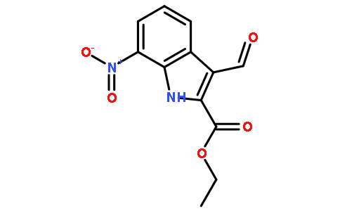 3-甲酰基-7-硝基-1H-吲哚-2-羧酸乙酯