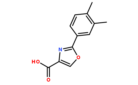 2-(3,4-二甲基苯基)-噁唑-4-羧酸
