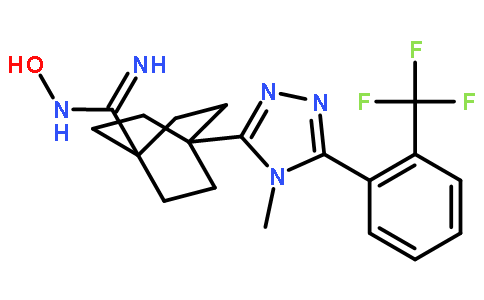 N-羟基-4-(4-甲基-5-(2-(三氟甲基)苯基)-4H-1,2,4-噻唑-3-基)双环[2.2.2]辛烷-1-羧酰胺