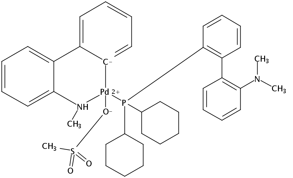 (SP-4-3)-[2'-(二环己基膦基)-N,N-二甲基[1,1'-联苯]-2-胺](甲烷磺酸基)[2'-(甲基氨基)[1,1'-联苯]-2-基]钯