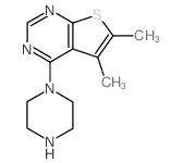 5,6-Dimethyl-4-piperazin-1-ylthieno[2,3-d]pyrimidine