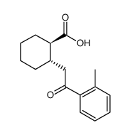 TRANS-2-[2-(2-METHYLPHENYL)-2-OXOETHYL]CYCLOHEXANE-1-CARBOXYLIC ACID