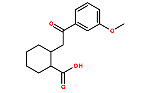 TRANS-2-[2-(3-METHOXYPHENYL)-2-OXOETHYL]CYCLOHEXANE-1-CARBOXYLIC ACID
